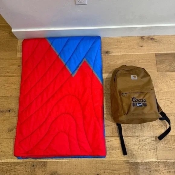 COORS x CARHARTT - Custom Backpack + Puffy Blanket